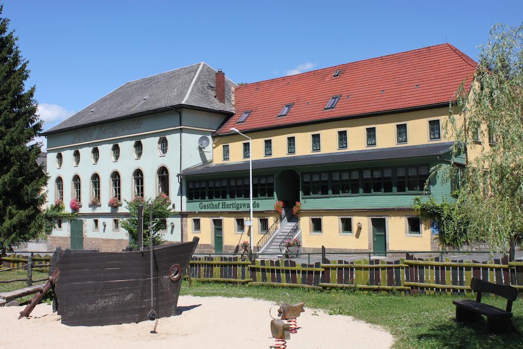 Hotel Gasthof Hertigswalde Sebnitz Zewnętrze zdjęcie